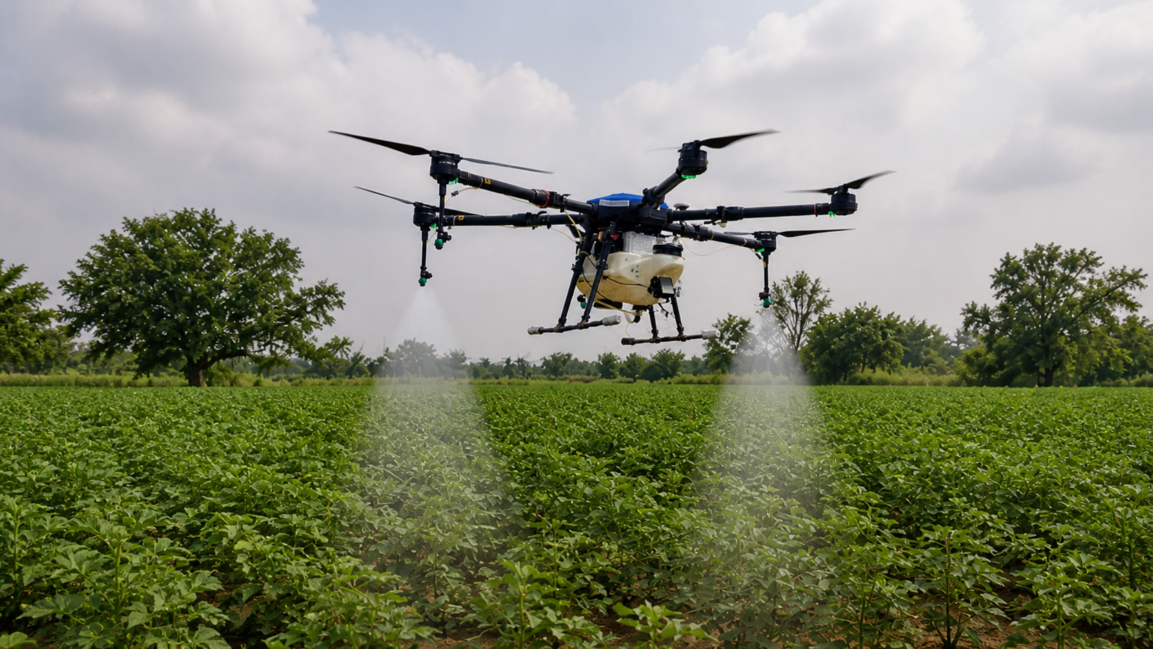 Fertilizer spraying